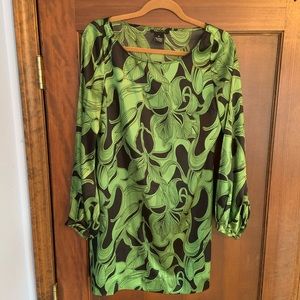 BCBG silky patterned mini